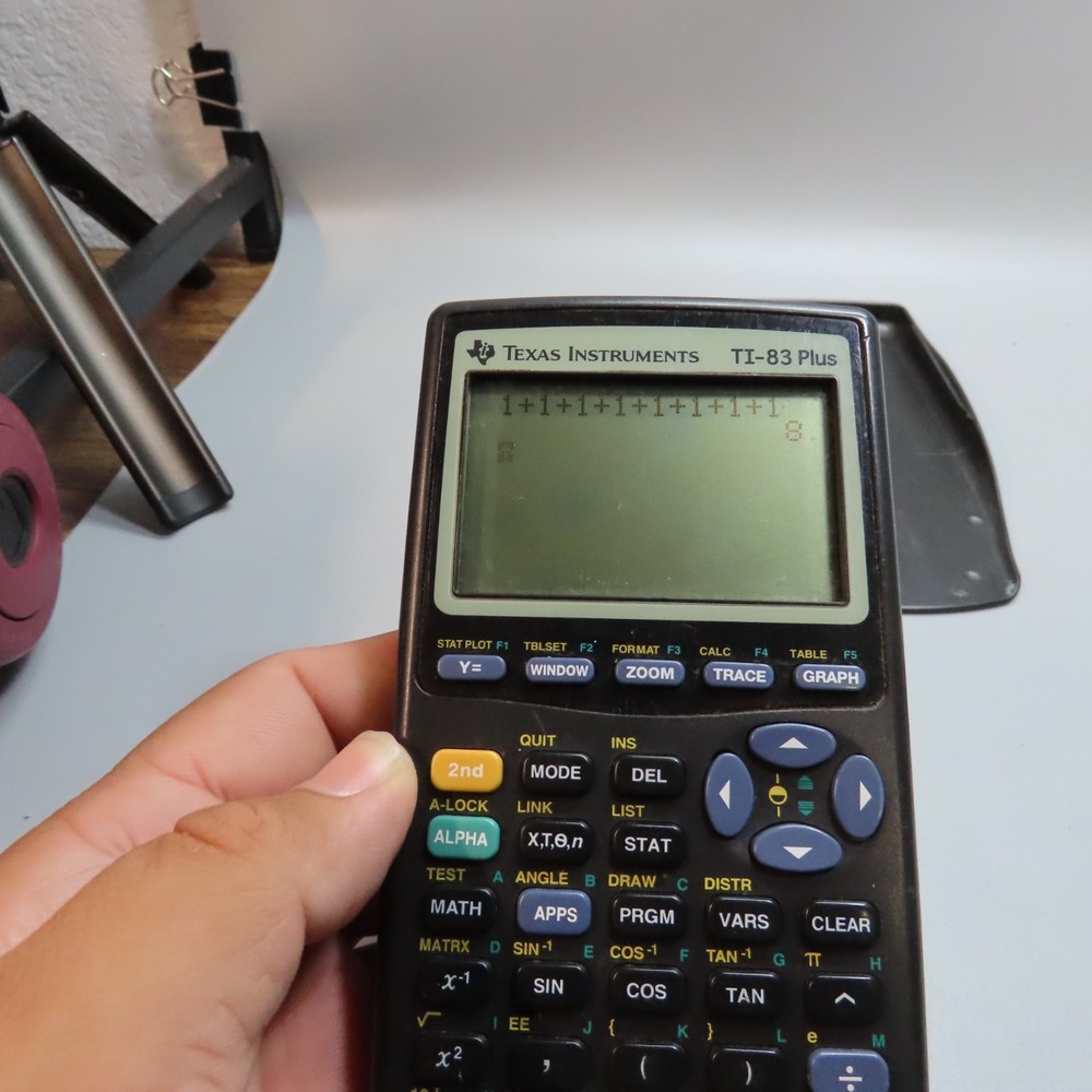 Texas Instruments TI-83‎ Plus Graphing Calculator - Black - Picture 2 of 6